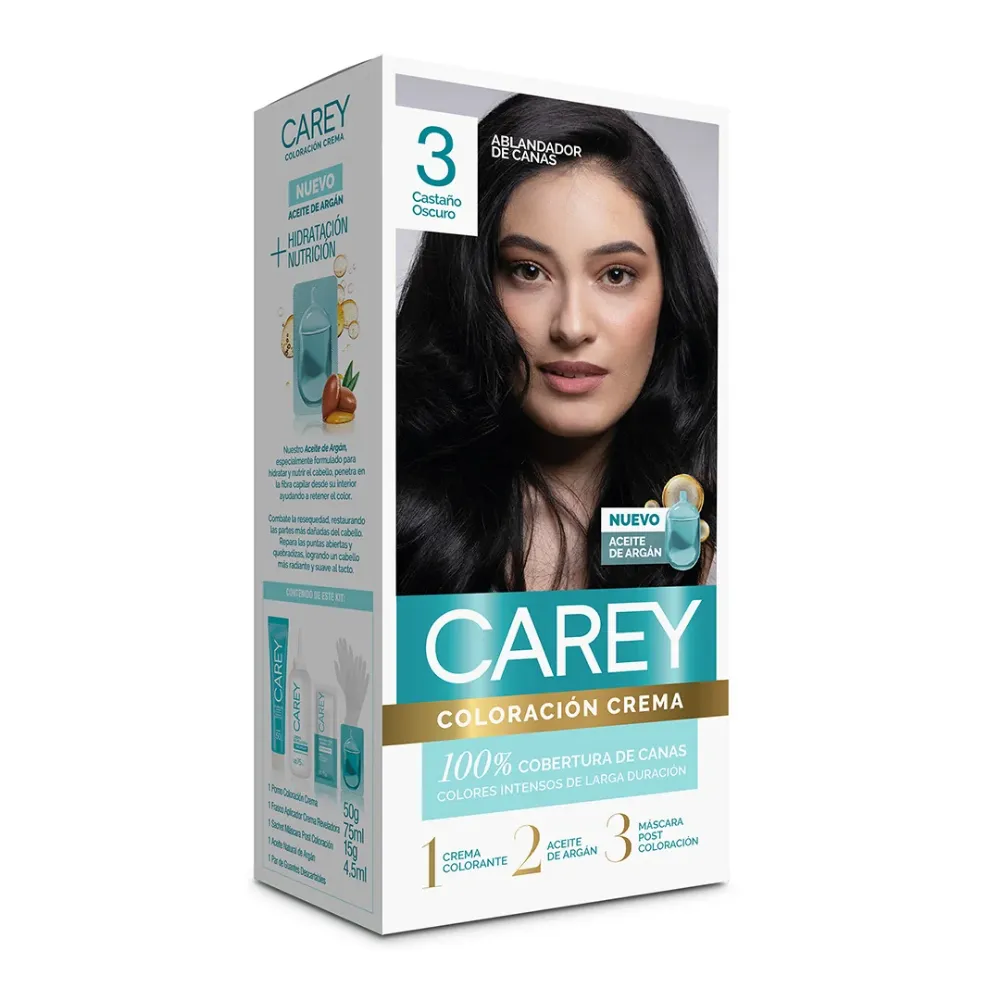Imagen de TINTE CAREY Nro.3 CASTAÑO OSCURO