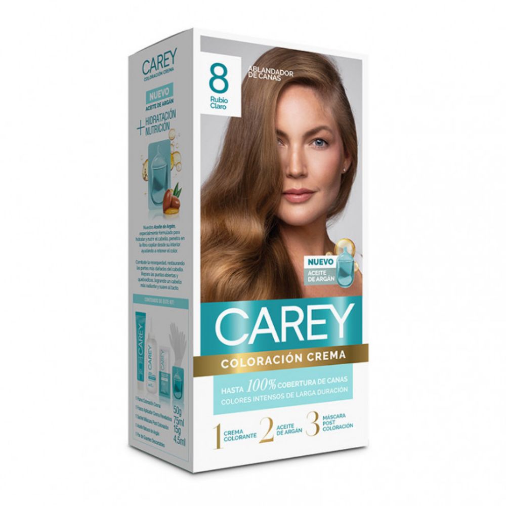 Imagen de TINTE CAREY Nro.8 RUBIO CLARO