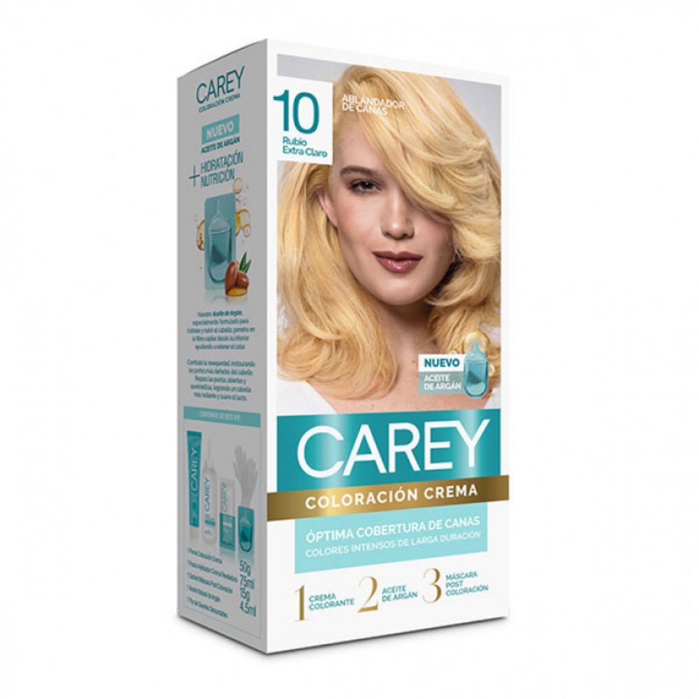 Imagen de TINTE CAREY Nro.10 RUBIO EXTRA CLARO