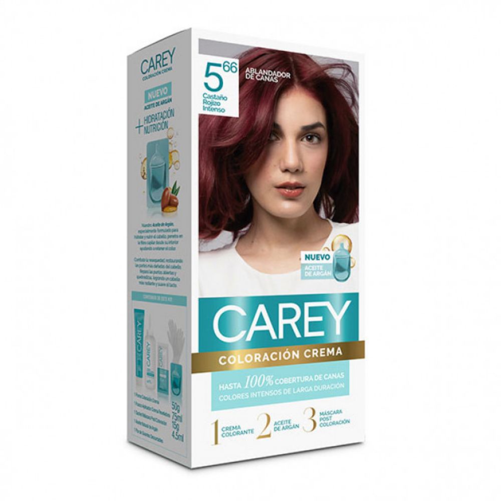 Imagen de TINTE CAREY Nro. 5.66 CASTAÑO ROJIZO INTENSO