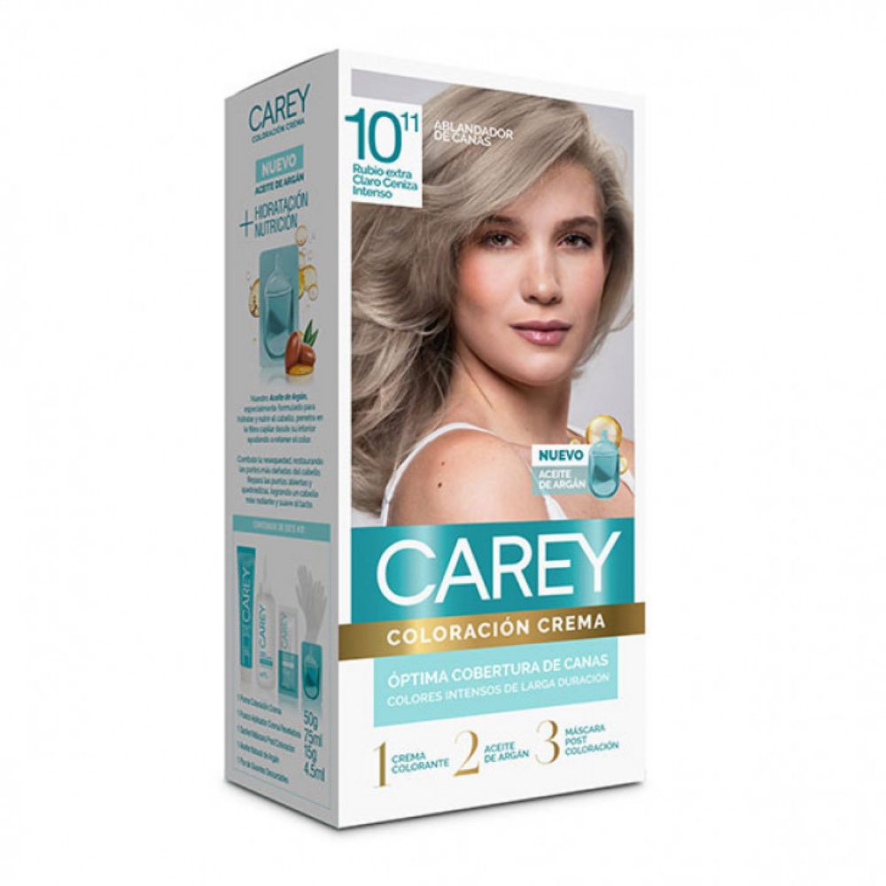 Imagen de TINTE CAREY  Nro. 10.11 RUBIO EXTRA CLARO CENIZA INTENSO