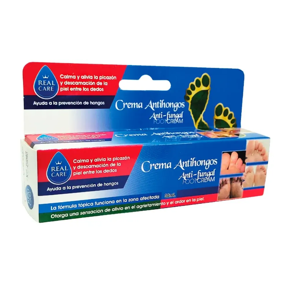 Imagen de CREMA ANTI-FUNGAL REAL CARE P/ PIES 30ML