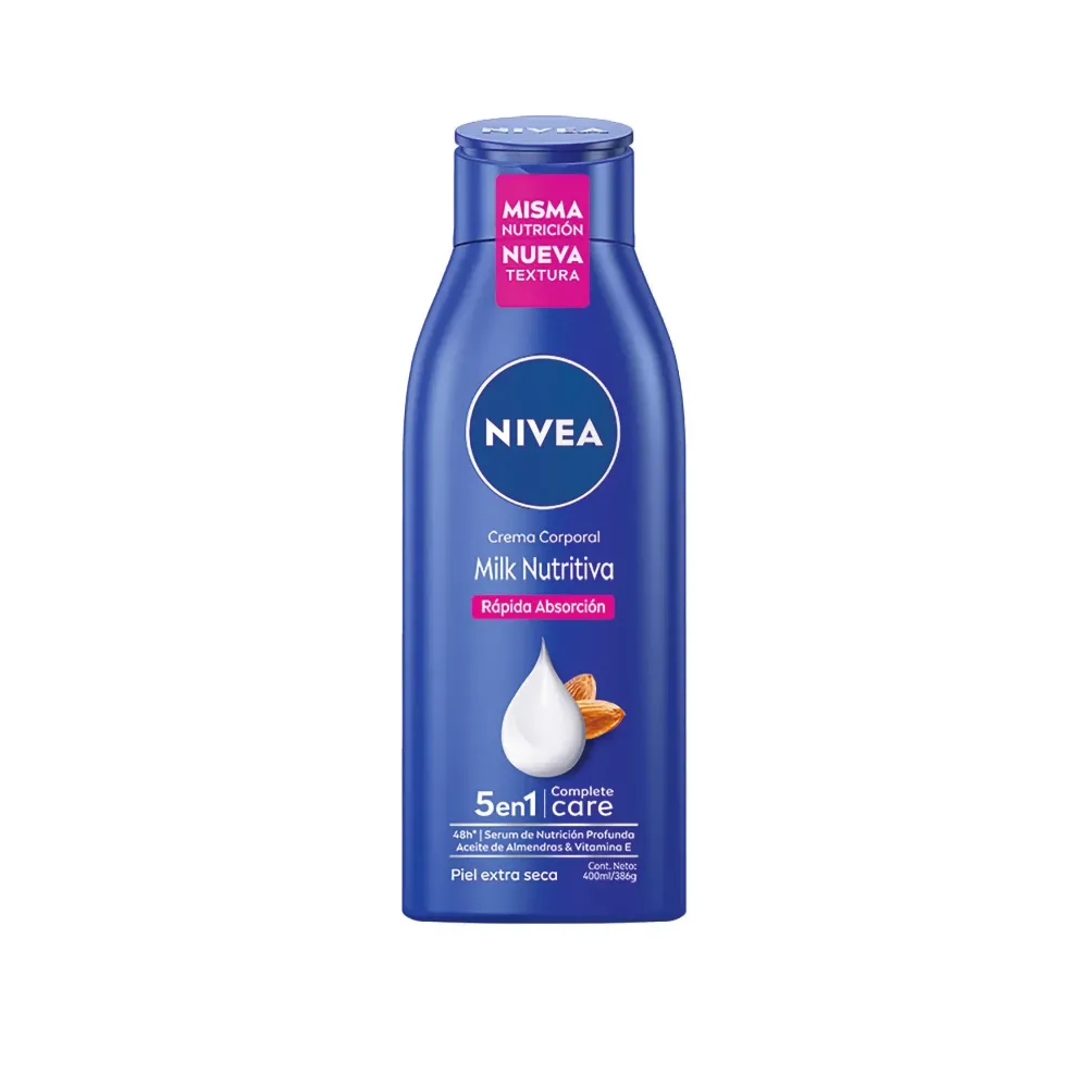 Imagen de CREMA NIVEA CORPORAL MILK NUTRITIVA 400ML