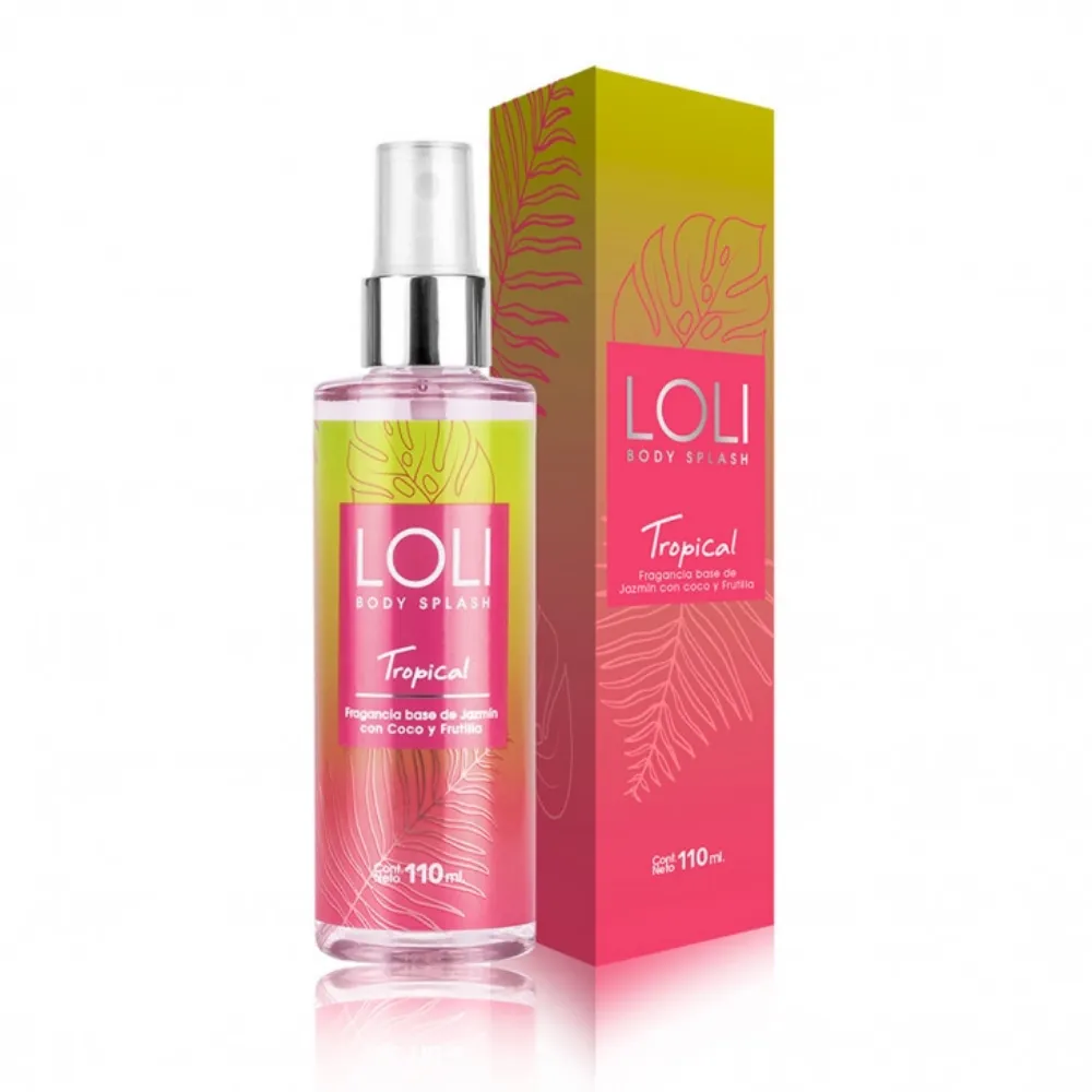 Imagen de LOLI TROPICAL BODY SPLASH ESTUCHE 110ML