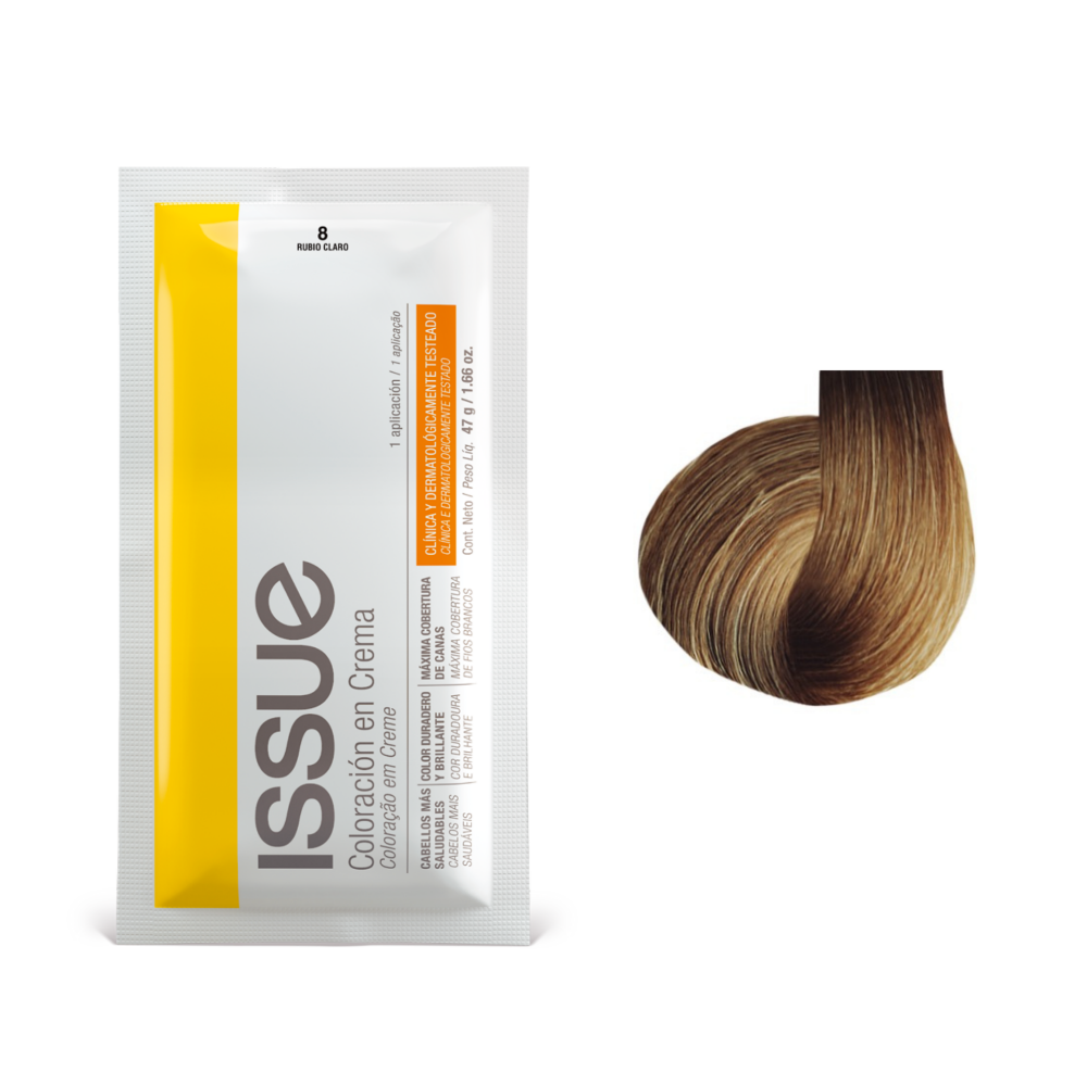 Imagen de ISSUE COLORACION Nro.8 RUBIO CLARO