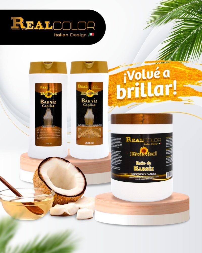 Imagen de ACOND. BARNIZ CAPILAR REALCOLOR 200ML