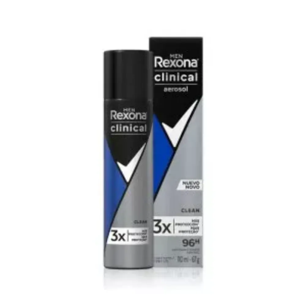 Imagen de REXONA CLINICAL AEROSOL CLEAN HOMBRE 150ML
