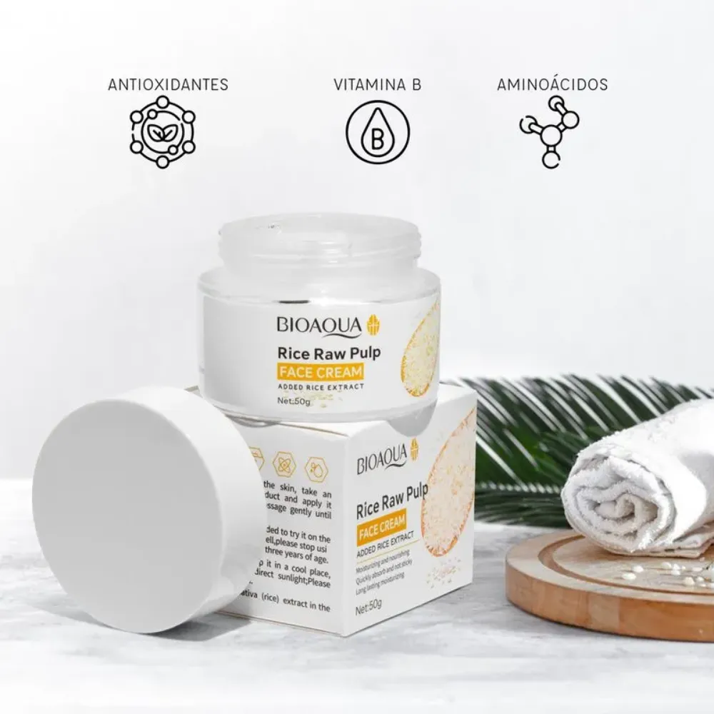 Imagen de CREMA FACIAL DE ARROZ BIOAQUA BQY56303