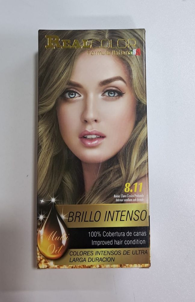Imagen de REAL COLOR TINTEKIT 8.11 RUBIO CL CENIZA