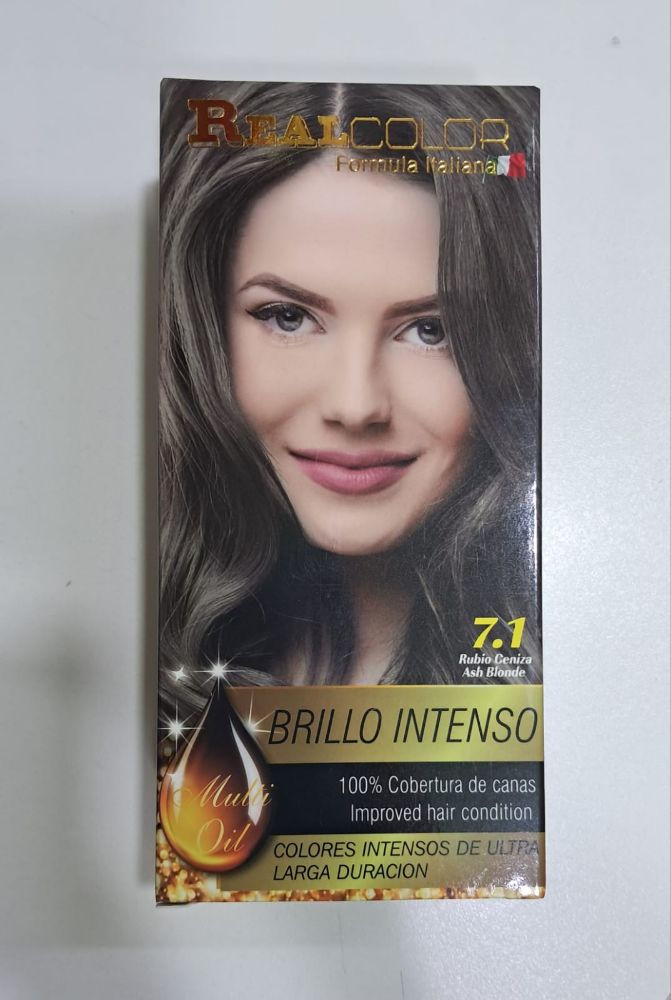 Imagen de REAL COLOR TINTEKIT 7.1 RUBIO CENIZA