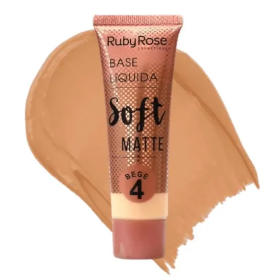Imagen de BASE LIQ SOFT MATTE BEGE RUBY ROSE HB8050-4
