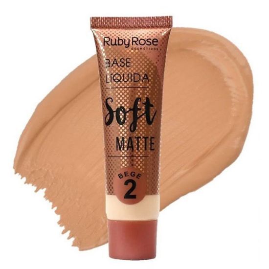 Imagen de BASE LIQ SOFT MATTE BEGE RUBY ROSE HB-8050-2
