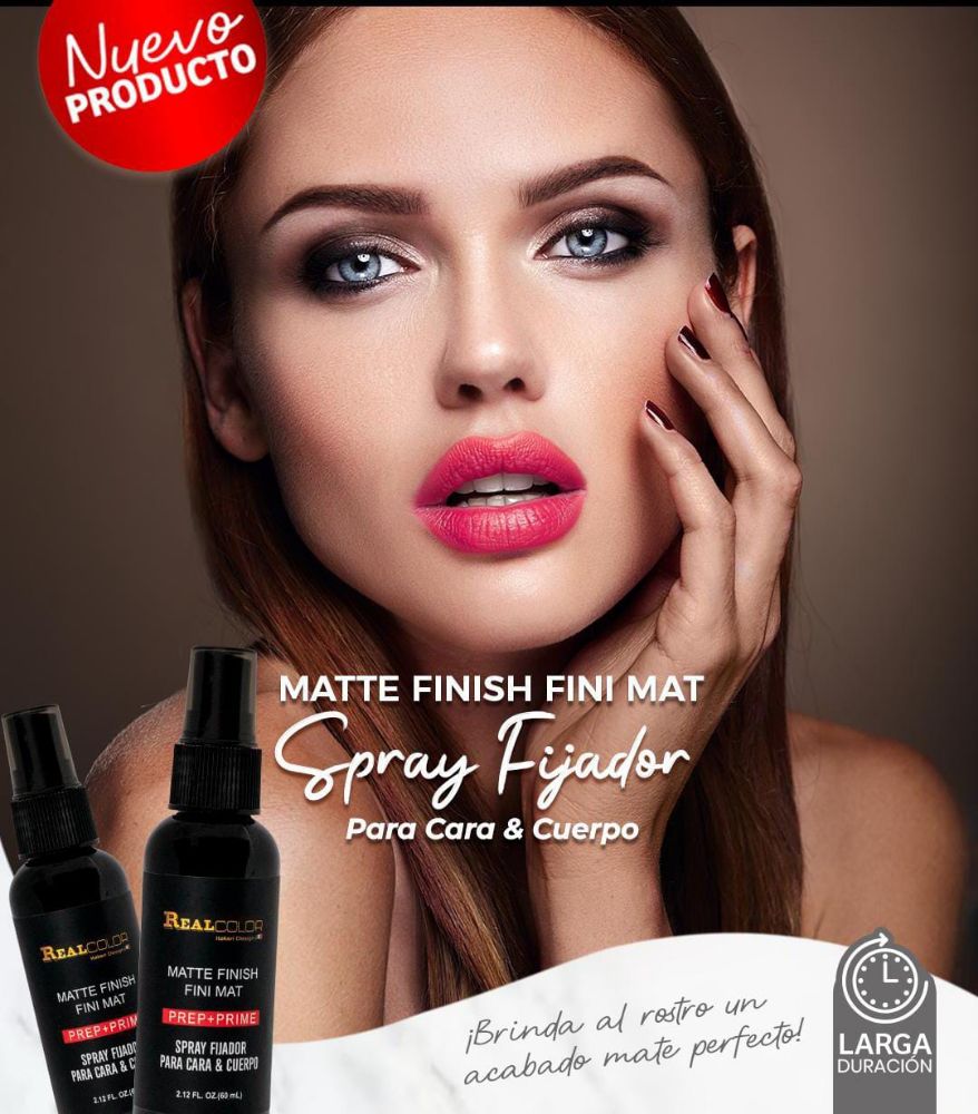 Imagen de REAL COLOR SPRAY FIJADOR MATTE 60ML