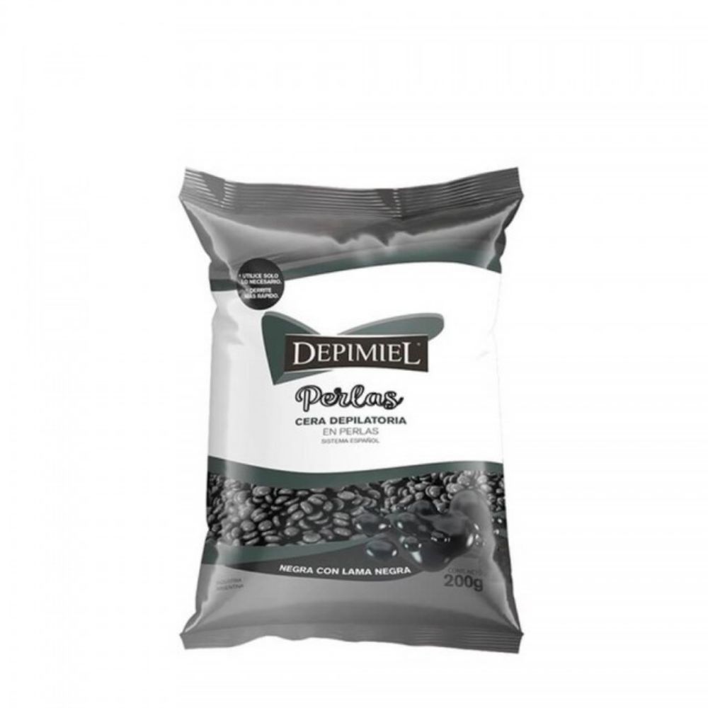 Imagen de CERA DEPILATORIA DEPIMIEL EN PERLAS NEGRA 200G