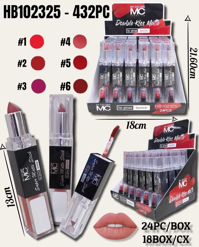 Imagen de LABIAL MATTE 2EN1 HB102325