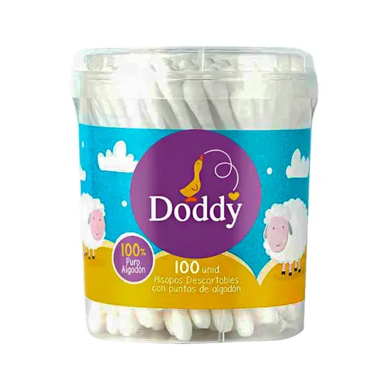 Imagen de DODDY HISOPOS X100 UNDS POTE