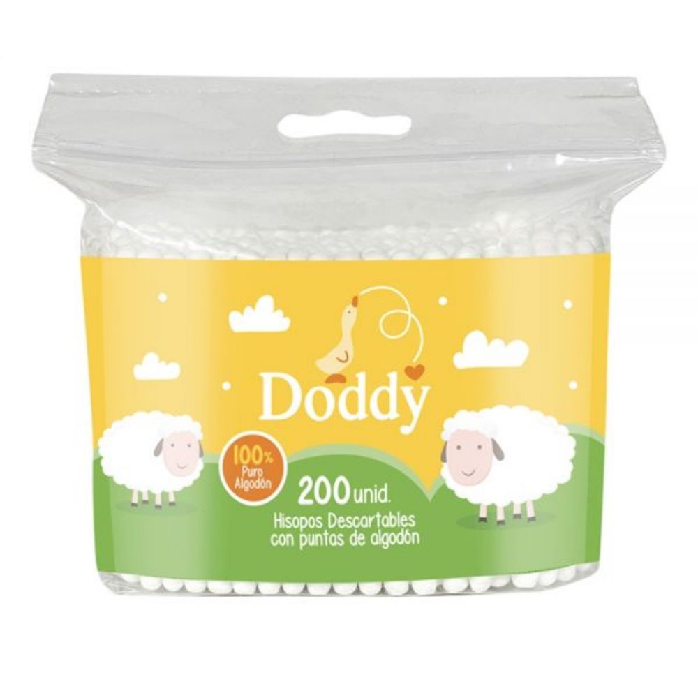 Imagen de DODDY HISOPOS X200UNID PACK REFILL