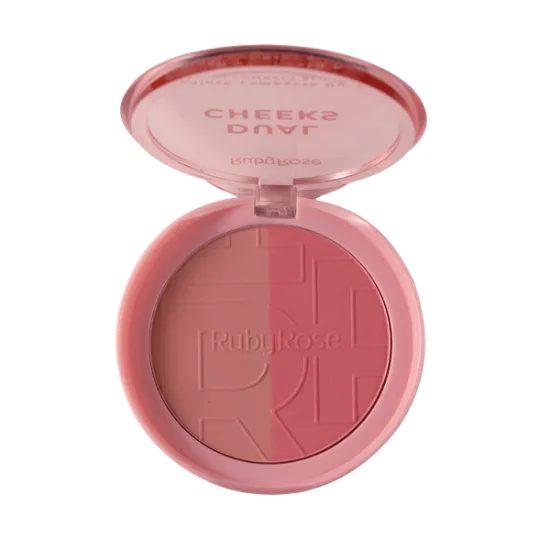 Imagen de RUBOR COMPACTO DUAL CHEEKS L/R RUBY ROSE HB-M03-1