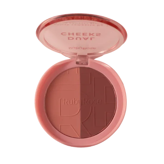 Imagen de RUBOR COMPACTO DUAL CHEEKS L/R RUBY ROSE HB-M03-4
