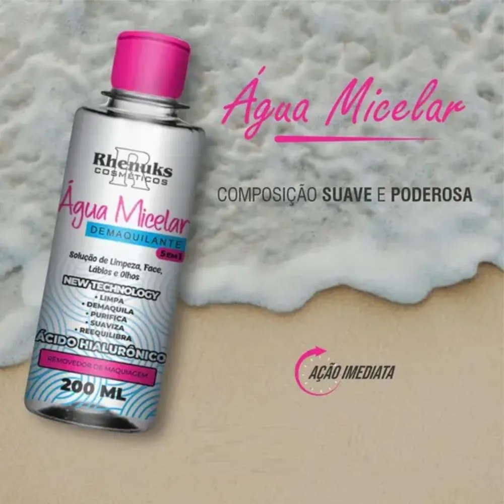 Imagen de AGUA MICELAR DEMAQ. ACID.HIALURONICO RHENUKS 200ML