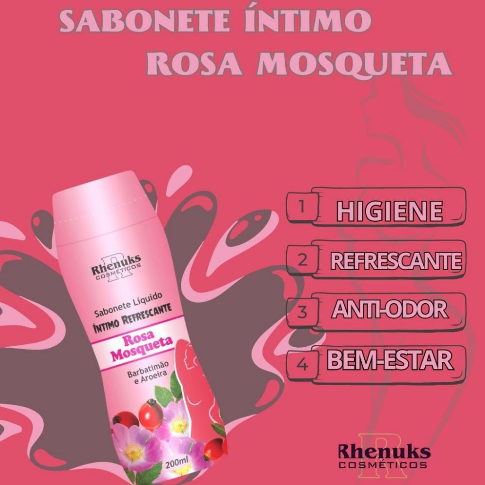 Imagen de JABON LIQ.INTIMO ROSA MOSQUETA 200ML