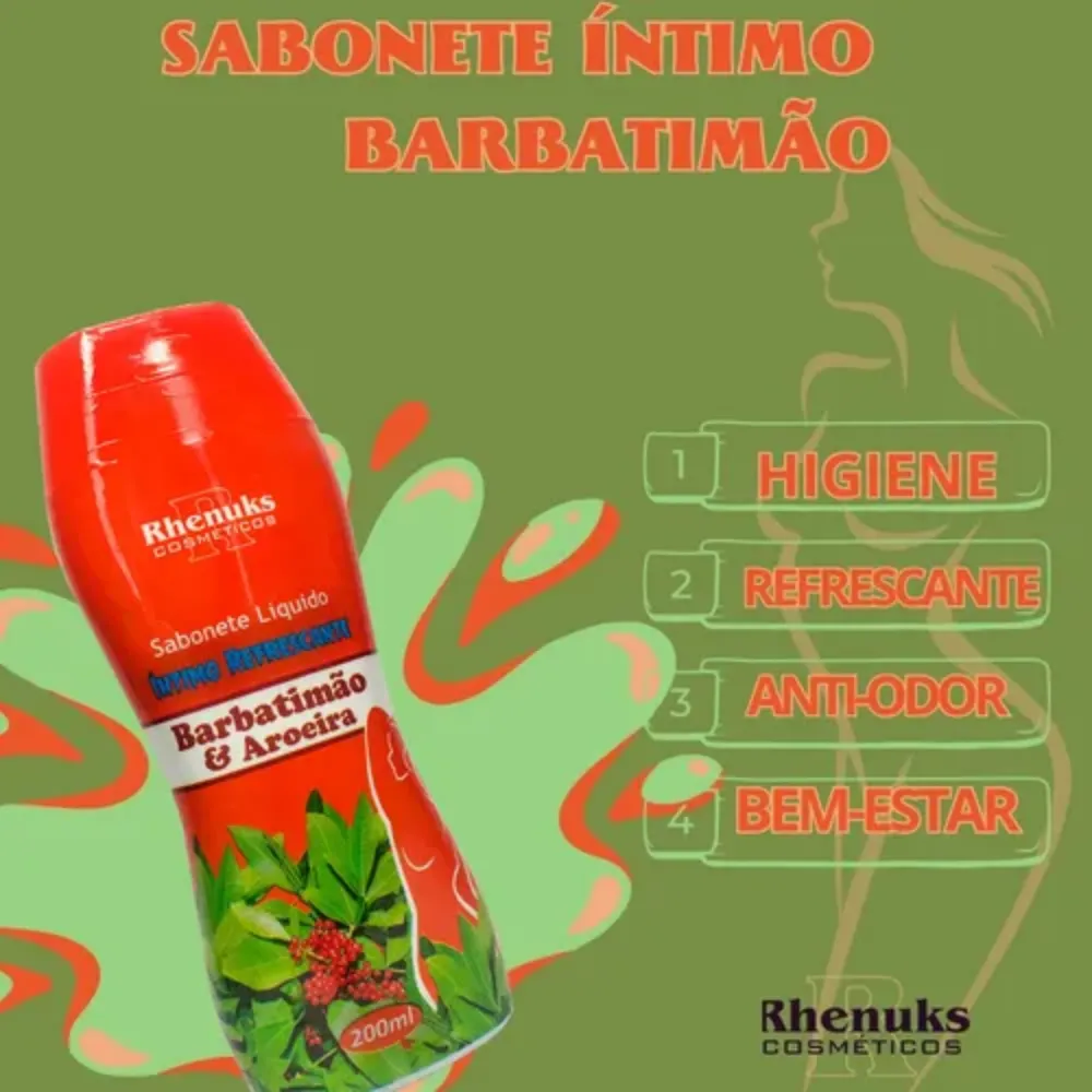 Imagen de JABON LIQ.INTIMO BARBATIMAO AROEIRA 200ML