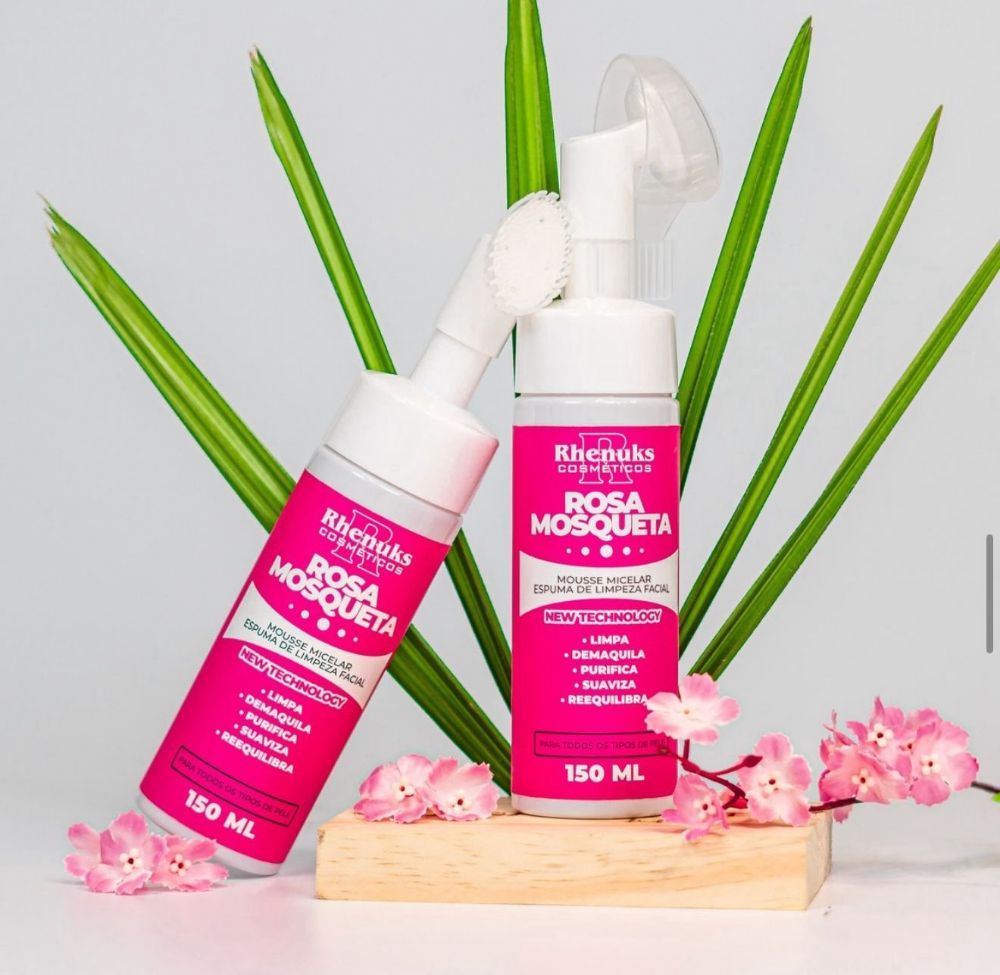 Imagen de MOUSSE MICELAR RHENUKS ROSA MOSQUETA 150ML