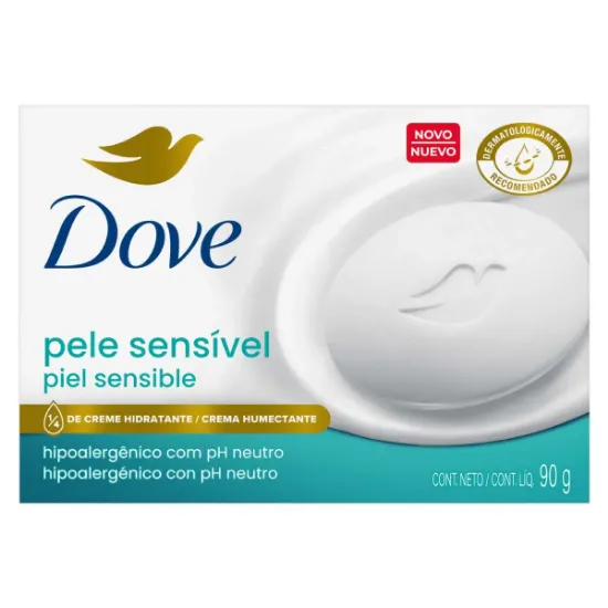 Imagen de JABON DOVE PIEL SENSIBLE 90GR