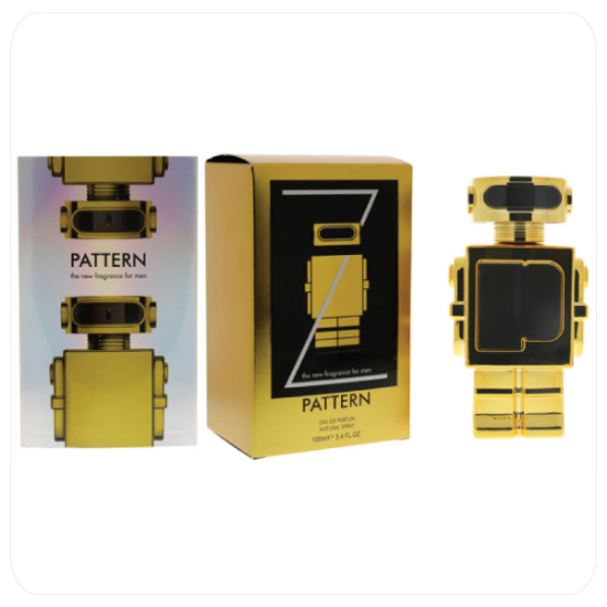 Imagen de PERFUME PATTERN DORADO 100ML B976-3