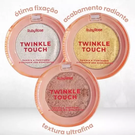 Imagen de SOMBRA E ILUMINADOR TWINKLE L/R RUBY ROSE HB-M1004-1
