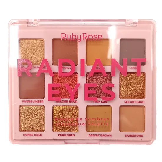 Imagen de PALETA DE SOMBRAS RADIANT EYES L/R RUBY ROSE