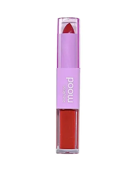 Imagen de LABIAL DUO MOOD RUBY ROSE HB-8614-6