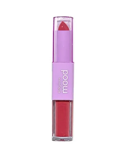 Imagen de LABIAL DUO MOOD RUBY ROSE HB-8614-3