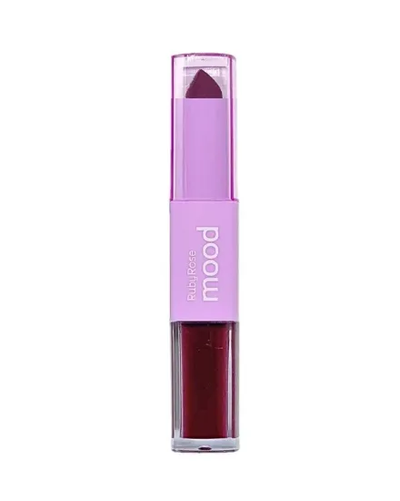 Imagen de LABIAL DUO MOOD RUBY ROSE HB-8614-1