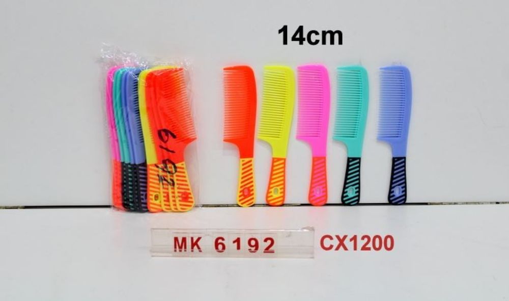 Imagen de PEINE C/MANGO COLORES MK-6192