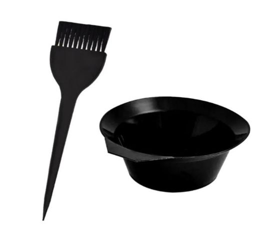 Imagen de BOWL D/PLASTICO P/TINTURA C/BROCHA 7816-2
