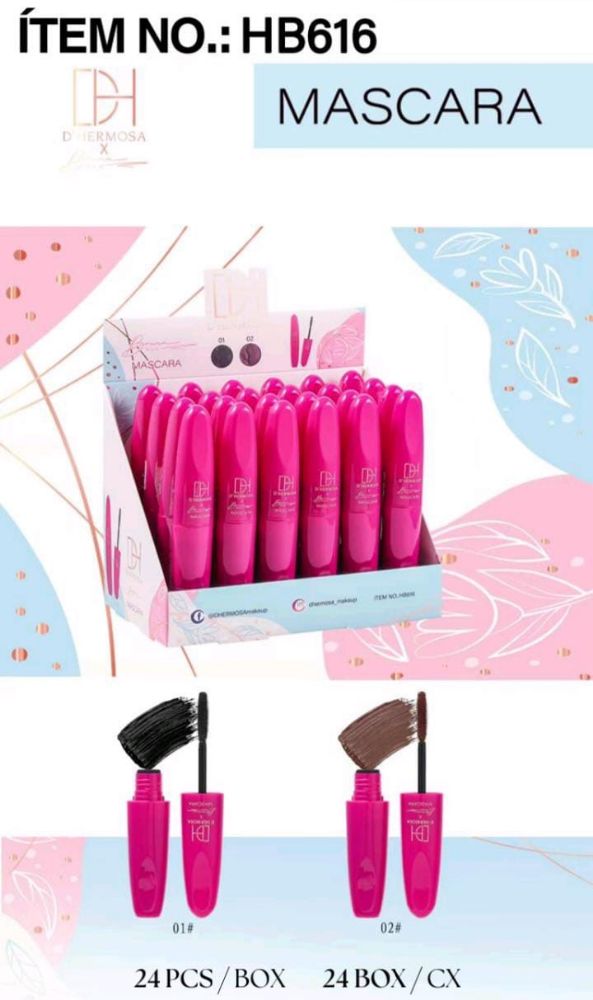 Imagen de RIMEL MARRON Y NEGRO HB616