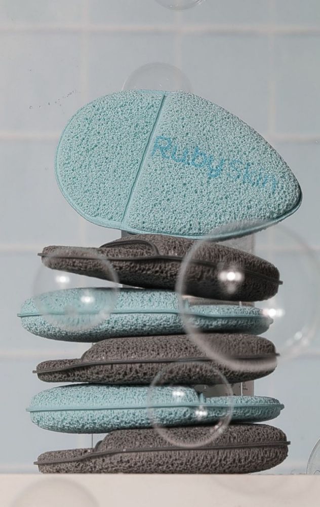 Imagen de ESPONJA EXFOLIANTE PUFF CLEAN RUBY ROSE HB-A7000-2