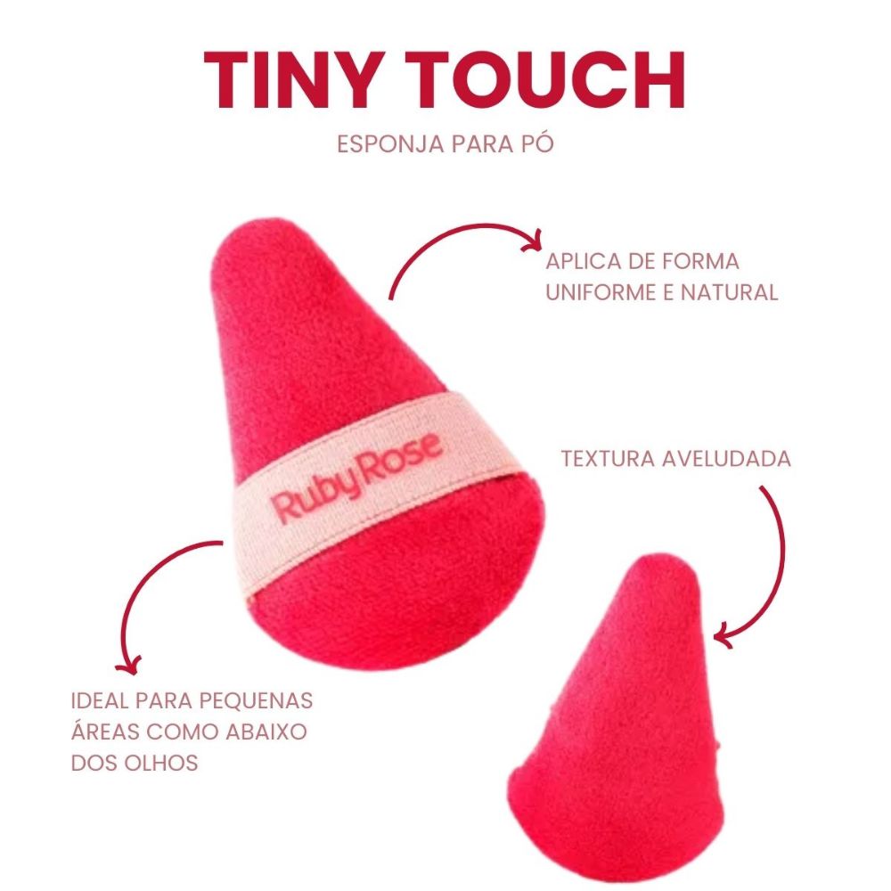 Imagen de ESPONJA P/POLVO TINY TOUCH LINEA ROSA RUBY HB-A7005
