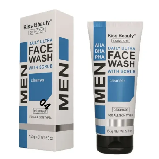 Imagen de LIMPIADOR FACIAL C/EXFOLIANTE B1662-07 KISS BEAUTY