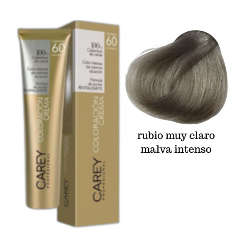 Imagen de CAREY POMO RUBIO MUY CLARO MALVA INTENSO 9.22