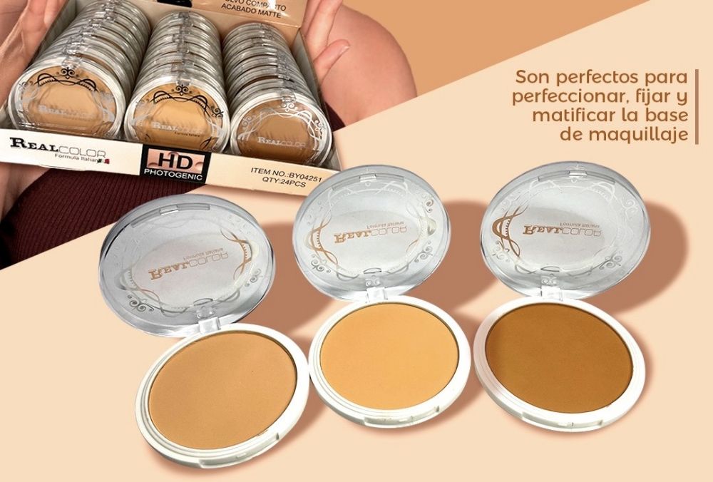 Imagen de REAL COLOR POLVO COMPACTO 3 BY04251