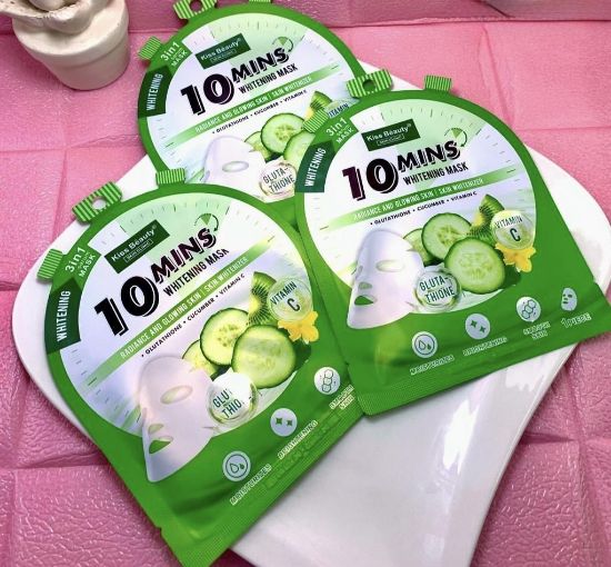 Imagen de MASC.FACIAL BLANQUEADORA PEPINO KISS BEAUTY 1658-07F