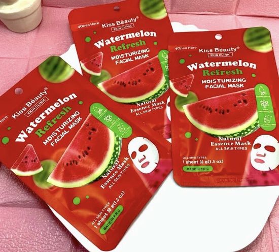 Imagen de MASCARILLA FACIAL HIDRAT.SANDIA KISS BEAUTY 1380-07H