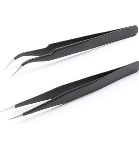 Imagen de SET DE PINZAS NEGRAS X 2 PCS LIANGLI