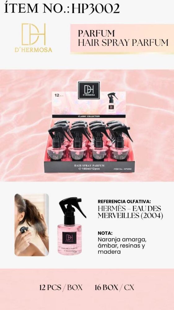 Imagen de PERFUME P/ CABELLO DHERMOSA HP3002