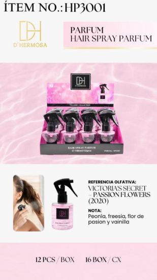 Imagen de PERFUME P/CABELLO DHERMOSA HP3001