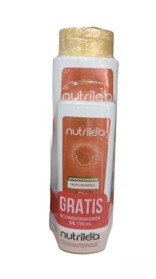 Imagen de NUTRILEA PACK NIACINAMIDA SHAMPU 650ML + ACOND 190ML