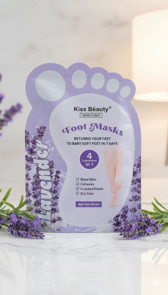 Imagen de MASCARILLA P/ PIES LAVANDA 1594-07D