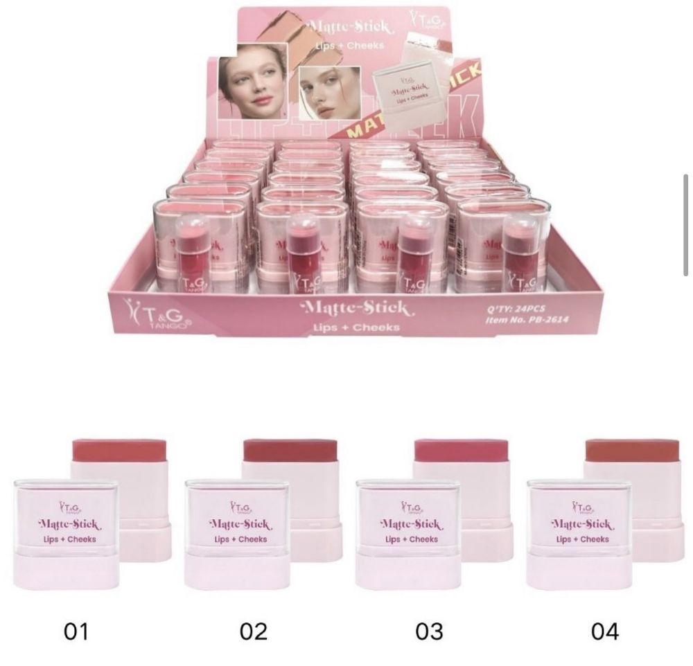 Imagen de RUBOR / LABIAL MATTE EN BARRA PB-2614